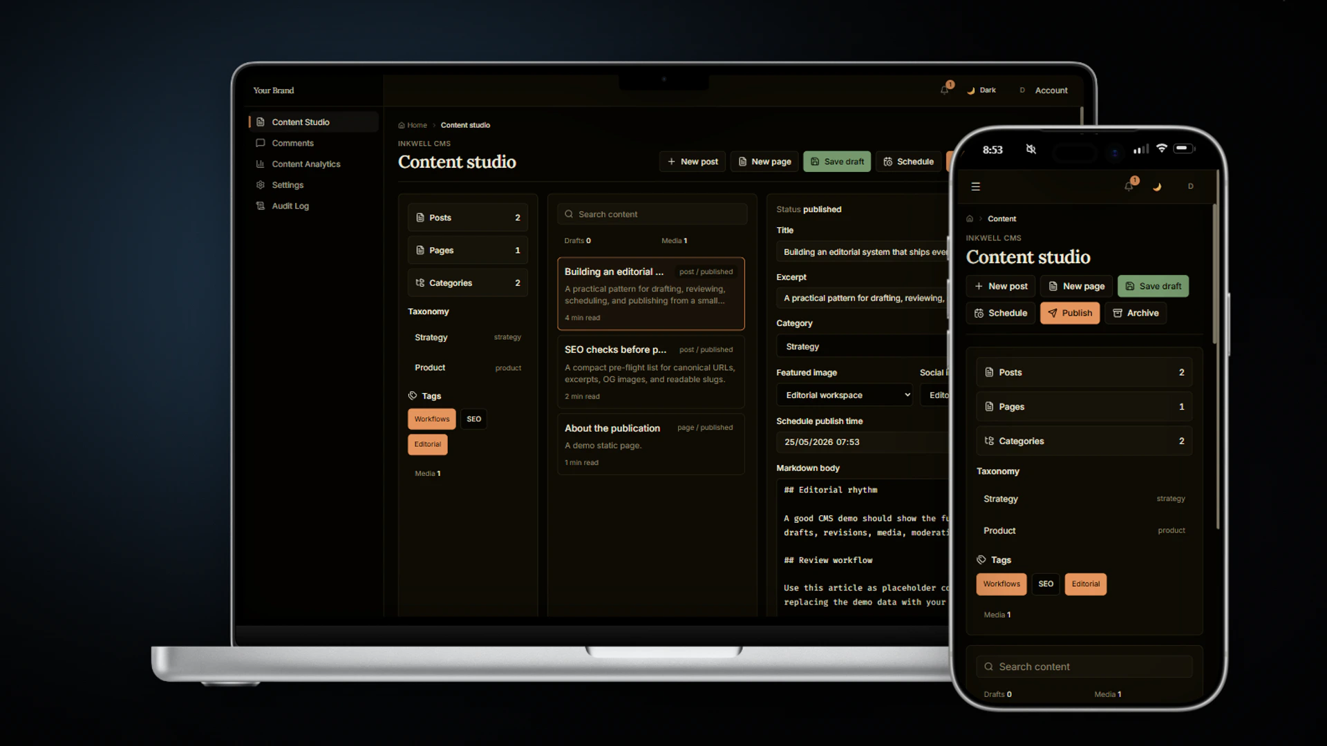 Blog / CMS preview